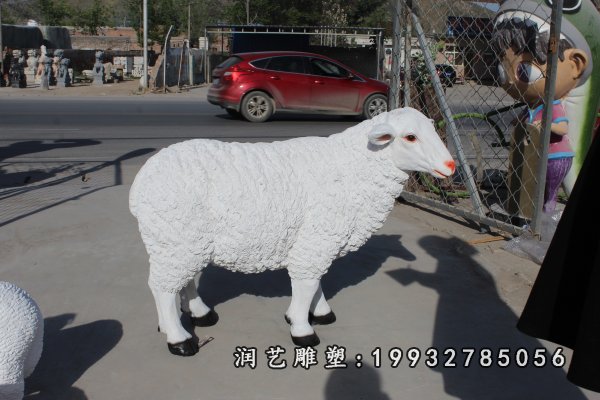 玻璃钢羊雕塑  (50)