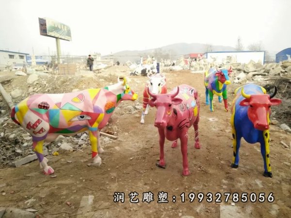 玻璃钢牛雕塑 (36)