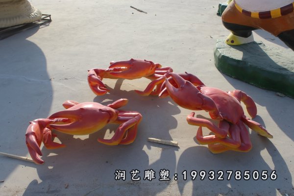 玻璃钢螃蟹雕塑 (41)