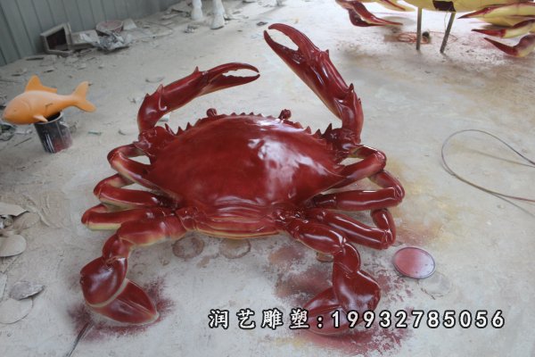 玻璃钢螃蟹雕塑 (42)