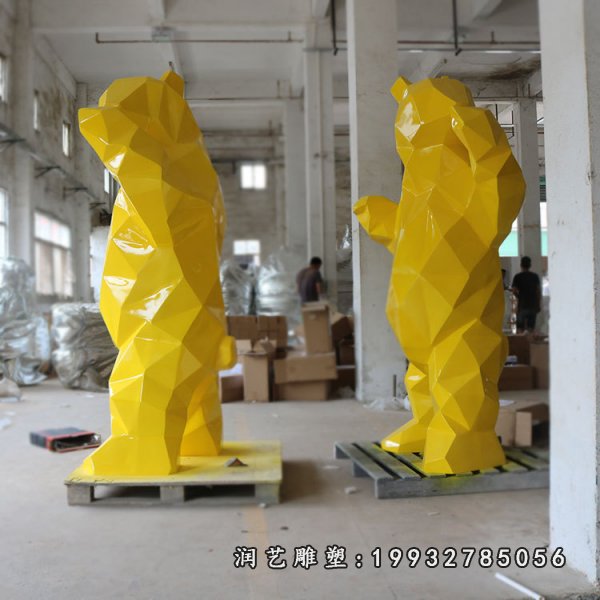 玻璃钢熊雕塑  (28)