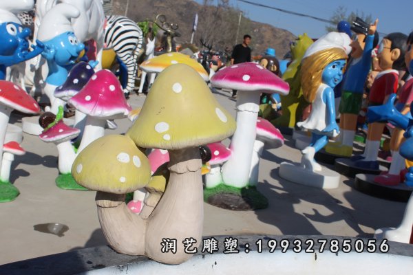 玻璃钢蘑菇雕塑 (48)