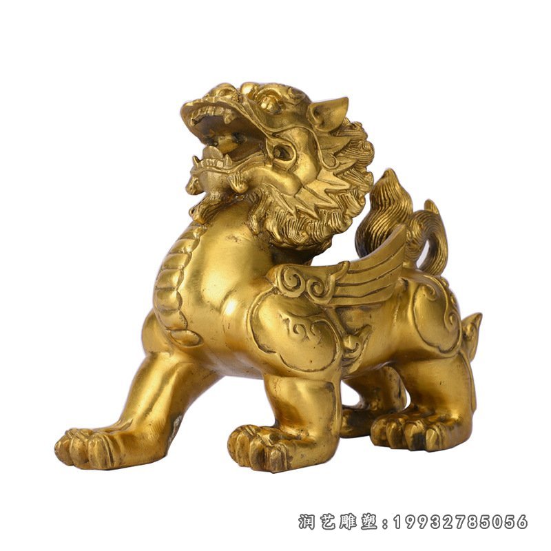 神兽貔貅铜雕 (3)