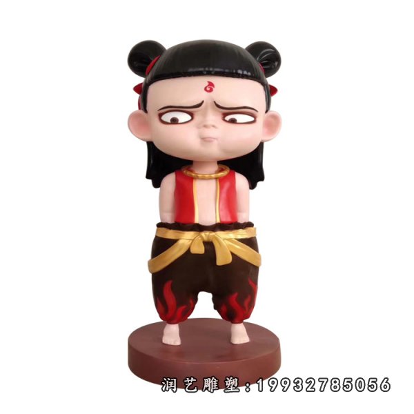 玻璃钢哪吒雕塑 (21)