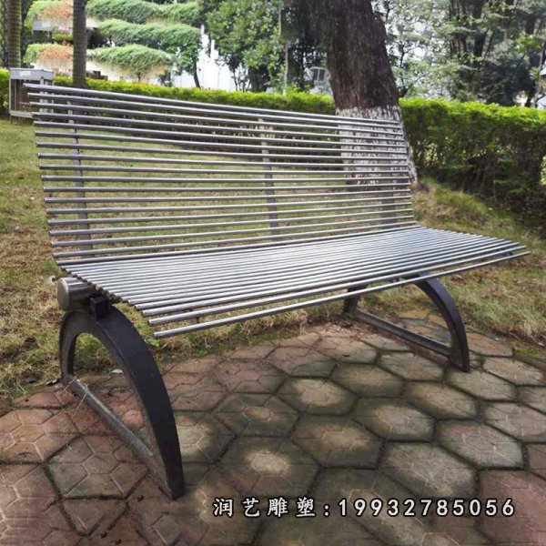 不锈钢凳子雕塑  (6)