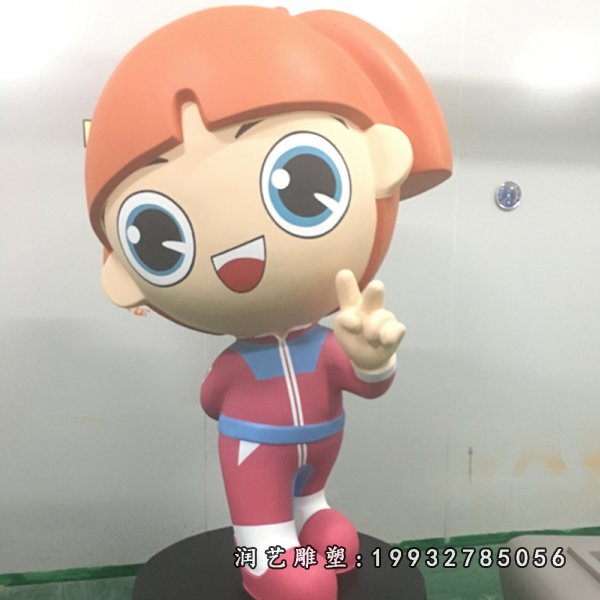 玻璃钢公仔雕塑  (23)