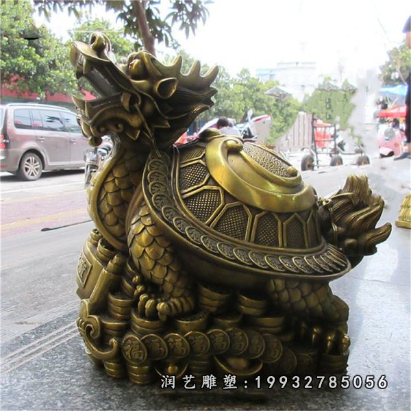 龙龟铜雕 (8)