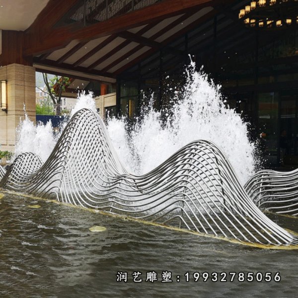不锈钢假山雕塑 (31)