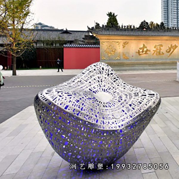 不锈钢镂空景观雕塑 (37)