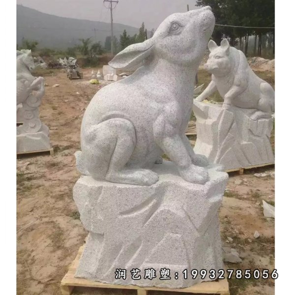 兔子动物石雕 (20)