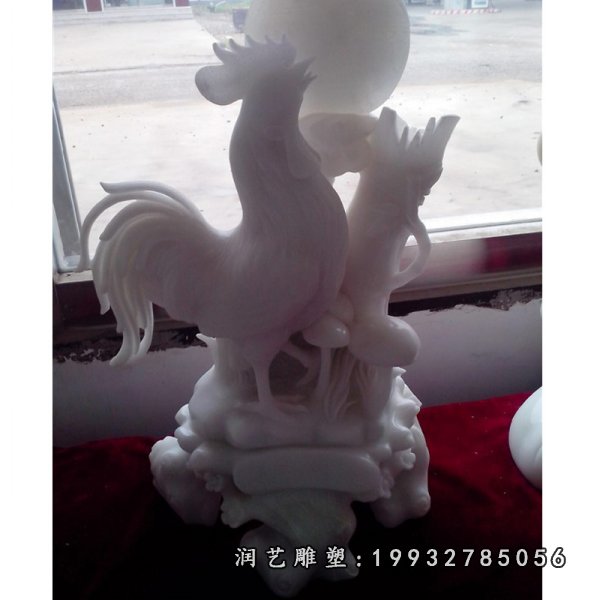 鸡动物石雕 (10)