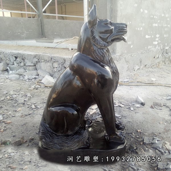 狗动物石雕 (20)