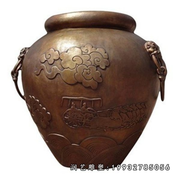 铜雕水缸 (45)