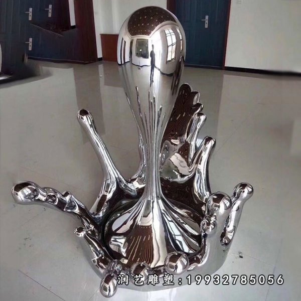 不锈钢水花雕塑 (15)