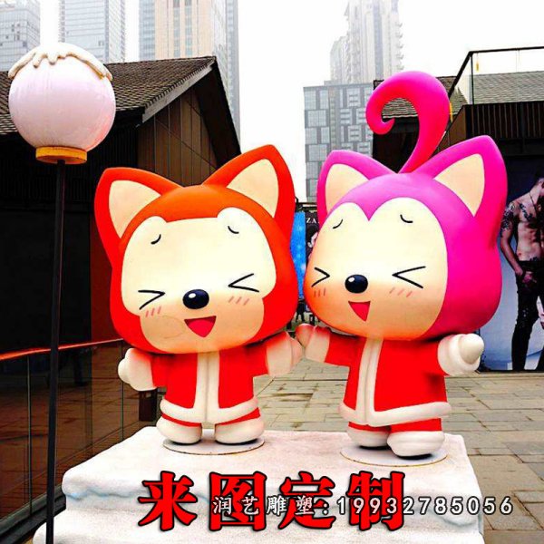 玻璃钢阿狸卡通雕塑