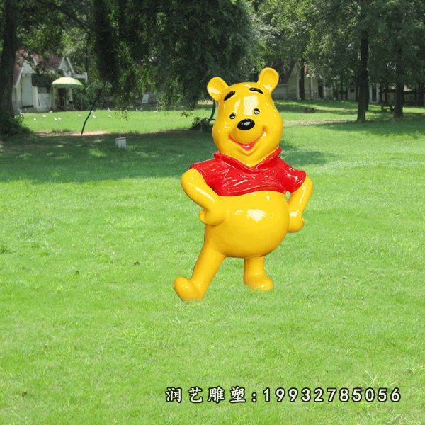 玻璃钢小熊维尼雕塑  (30)