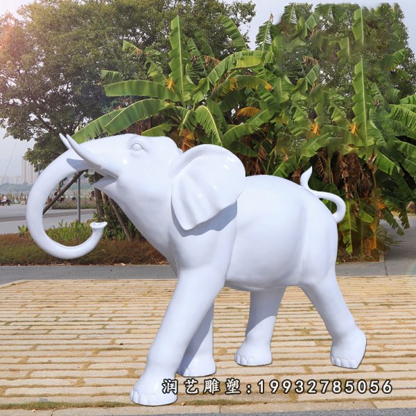 玻璃钢大象雕塑  (210)