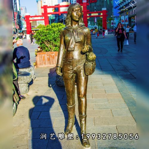 购物铜雕 (6)