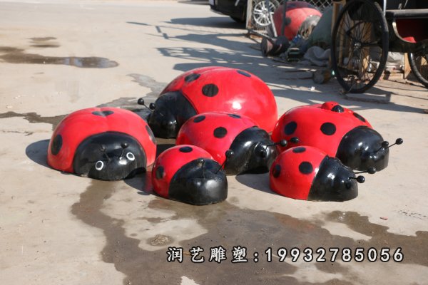 不锈钢瓢虫雕塑  (75)