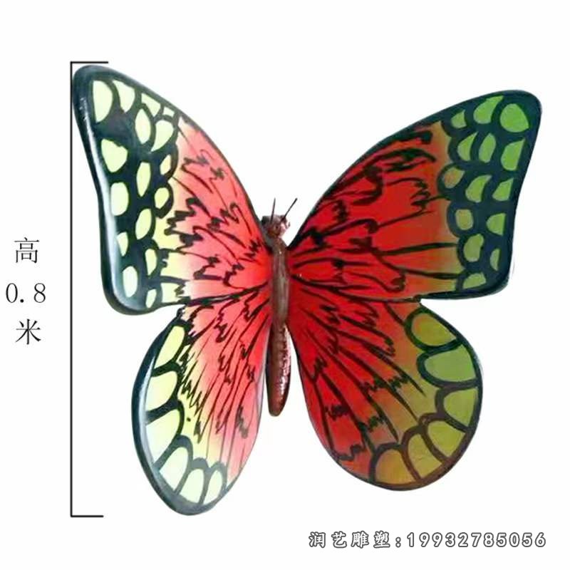 玻璃钢蝴蝶动物雕塑