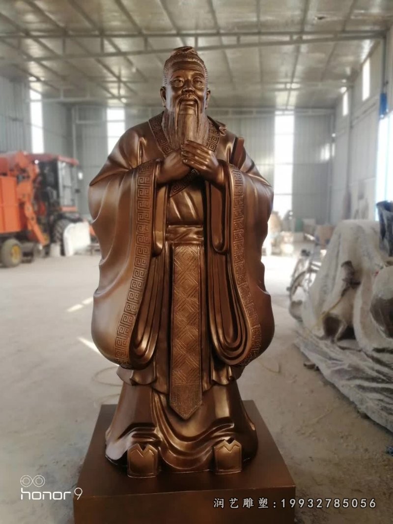 公司铜雕孔子 (6)