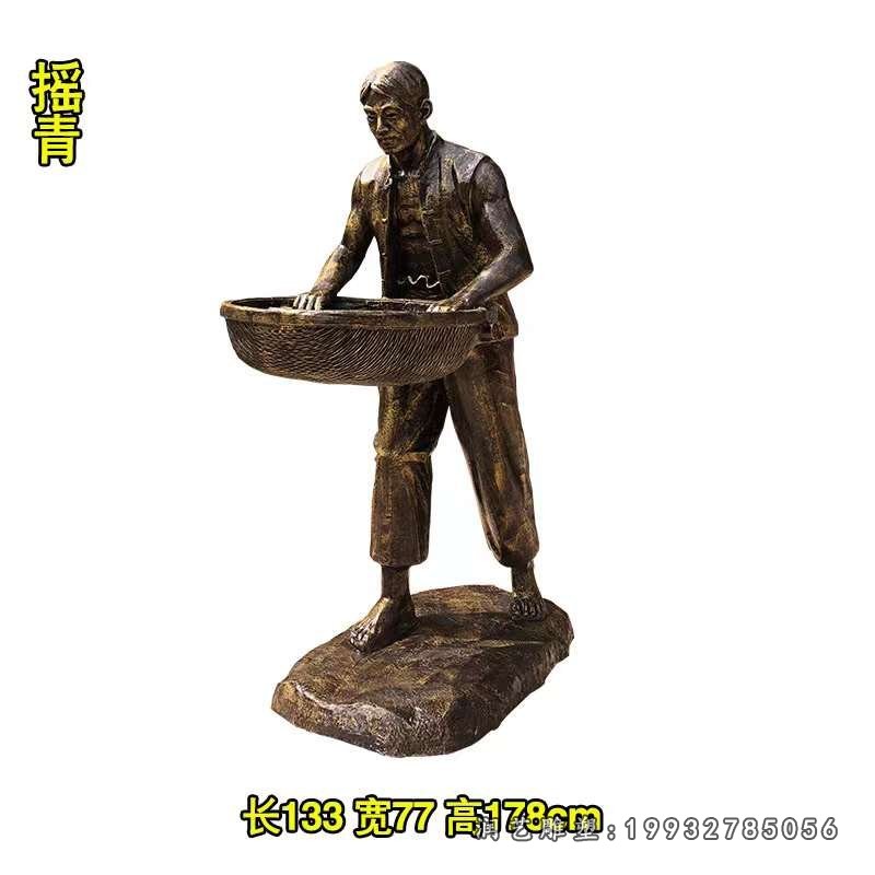 茶文化铜雕 (6)
