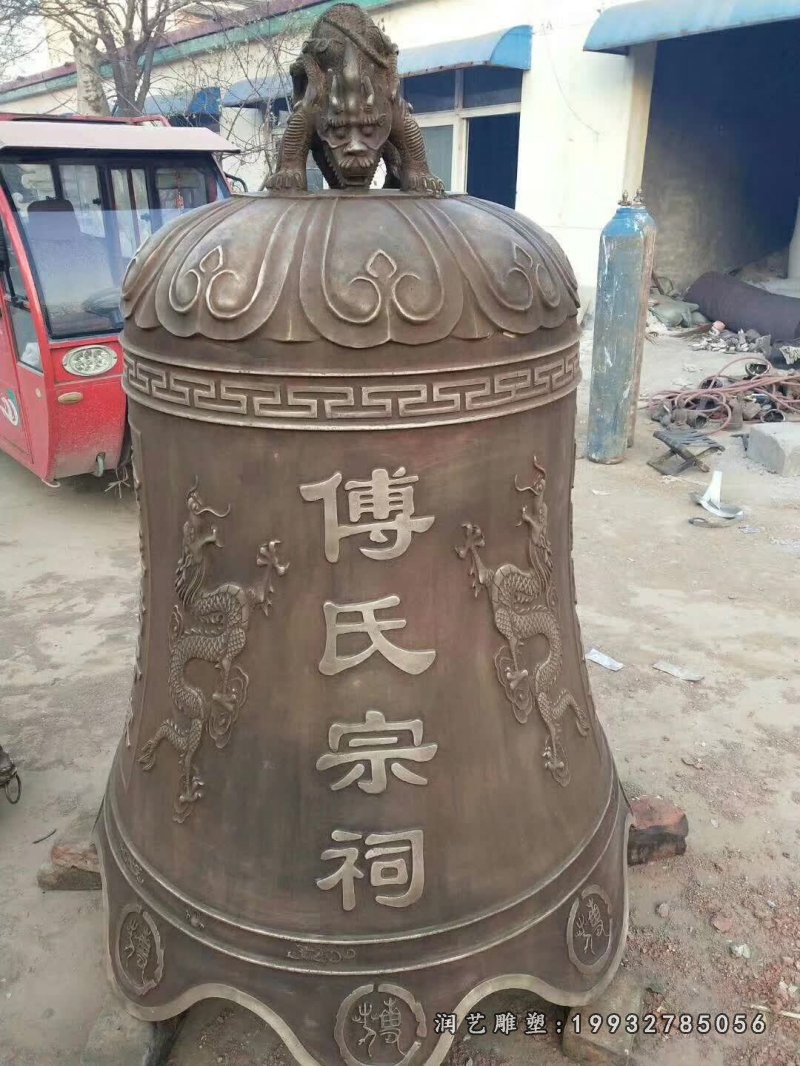 庭院铜雕钟 (12)