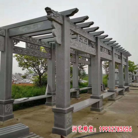 公园石雕长廊