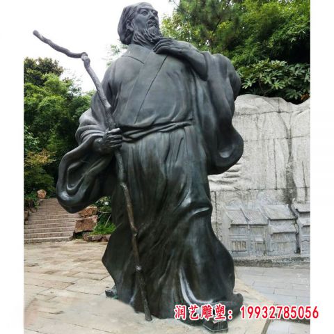 北宋著名文学家苏轼铜雕
