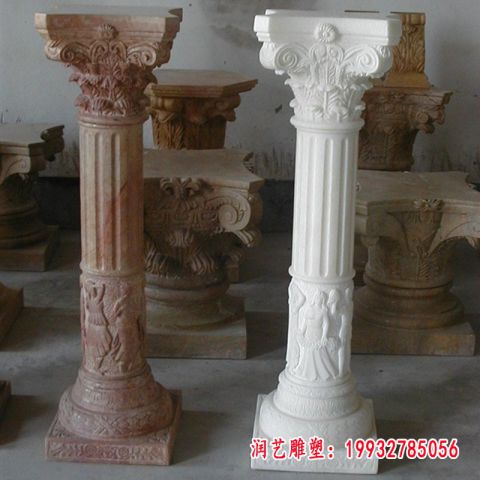 罗马柱景观石雕