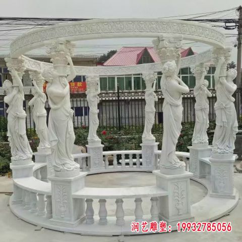 欧式石雕凉亭