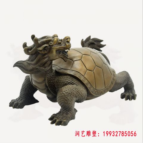 龙龟铜雕