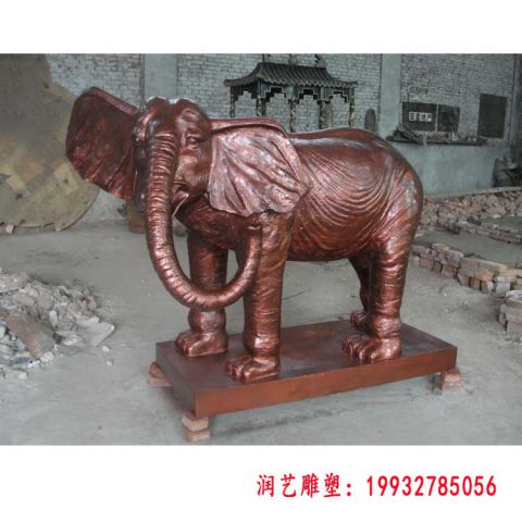 大象铜雕
