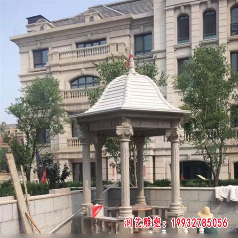 中式石雕凉亭