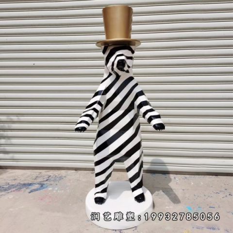 商场玻璃钢熊雕塑