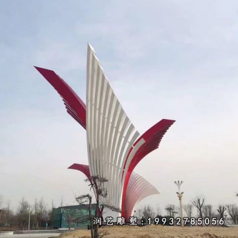 不锈钢户外标志雕塑