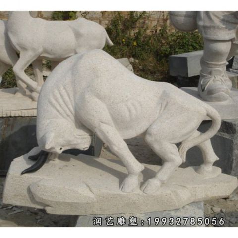 街道牛石雕