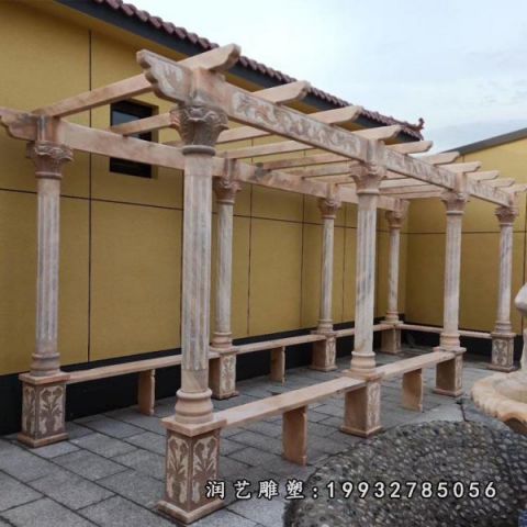 园林长廊景观石雕