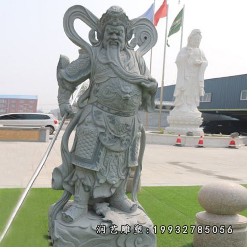 企业关公人物石雕