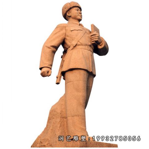 广场雷锋人物石雕