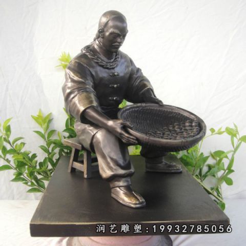 城市中医人物铜雕