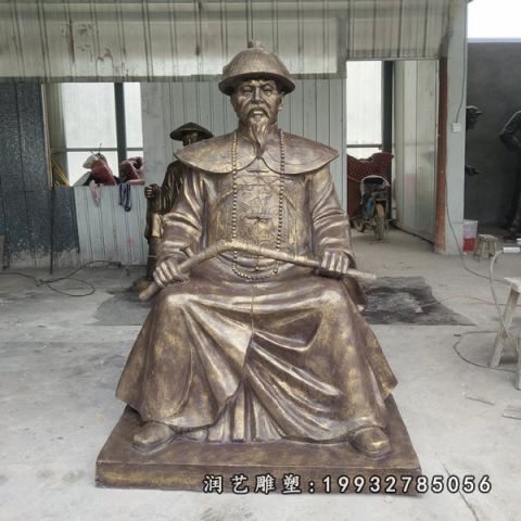 公园林则徐铜雕
