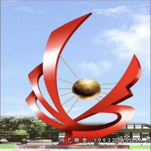 企业不锈钢辉煌雕塑