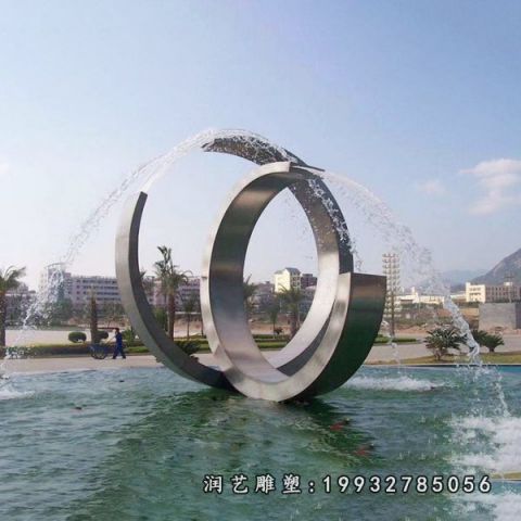 园林不锈钢喷泉雕塑