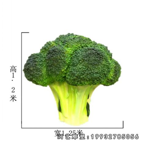 街道玻璃钢西兰花雕塑