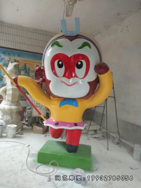 景区玻璃钢西游记雕塑