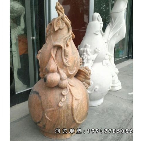街道葫芦景观石雕