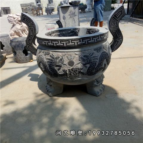 广场香炉景观石雕