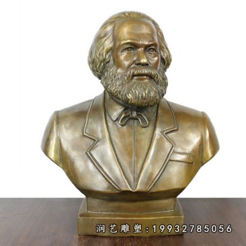 小区马克思人物铜雕