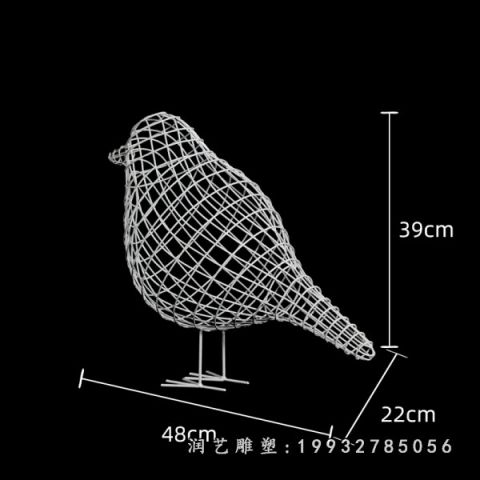 不锈钢城市鸟雕塑